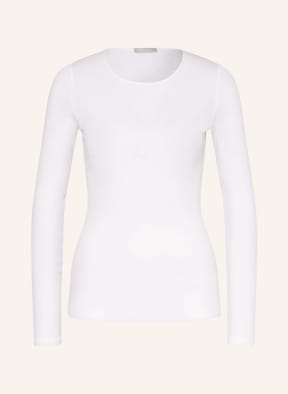 HANRO Pajama shirt COTTON SEAMLESS, Color: WHITE (Image 1)