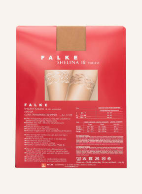 FALKE Stay-up stockings SHELINA TOESLESS , Color: 4169 POWDER (Image 1)