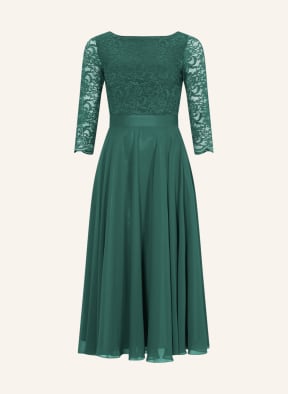 SWING Cocktailkleid mit Spitzenbesatz , Farbe: GRÜN (Bild 1)