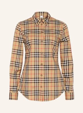 BURBERRY Shirt blouse LAPWING, Color: BROWN/ BLACK/ RED (Image 1)