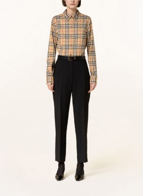 BURBERRY Shirt blouse LAPWING, Color: BROWN/ BLACK/ RED (Image 1)
