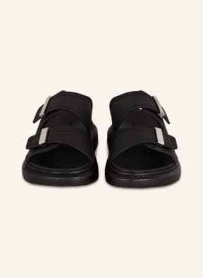 Alexander McQUEEN Platform slides , Color: BLACK (Image 1)