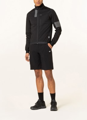 GONSO Softshell cycling jacket VALAFF, Color: BLACK (Image 1)