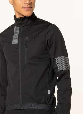 GONSO Softshell cycling jacket VALAFF, Color: BLACK (Image 1)
