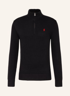 POLO RALPH LAUREN Half-zip sweater, Color: BLACK (Image 1)