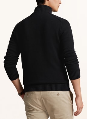POLO RALPH LAUREN Half-zip sweater, Color: BLACK (Image 1)
