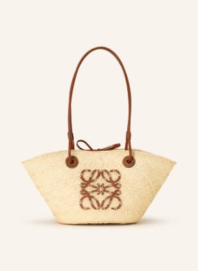 LOEWE Shopper ANAGRAM SMALL, Color: LIGHT BROWN/ COGNAC (Image 1)