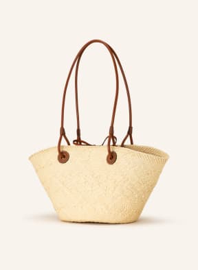 LOEWE Shopper ANAGRAM SMALL, Color: LIGHT BROWN/ COGNAC (Image 1)
