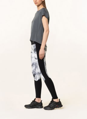 MAMMUT Tights MASSONE WINTER, Farbe: SCHWARZ/ WEISS/ GRAU (Bild 1)