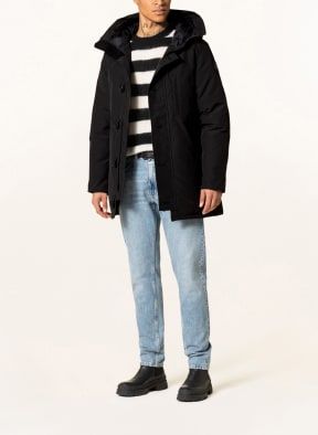 CANADA GOOSE Daunenparka CHATEAU mit abnehmbarer Kapuze, Farbe: SCHWARZ (Bild 1)
