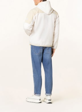 THE NORTH FACE Fleece jacket HIGH PILE DENALI in mixed materials, Color: WHITE/ LIGHT BROWN (Image 1)