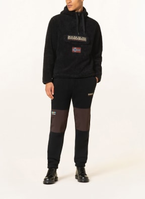 NAPAPIJRI Teddyfell-Jacke T-BURGEE, Farbe: SCHWARZ (Bild 1)