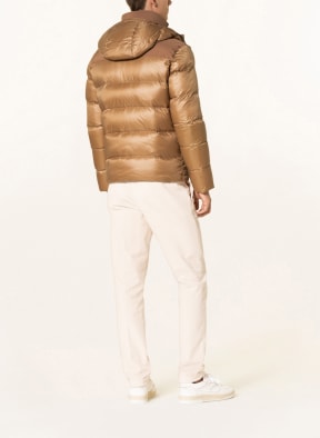 Blauer Daunenjacke, Farbe: HELLBRAUN (Bild 1)