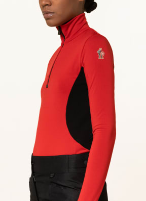 MONCLER GRENOBLE Undershirt, Color: RED/ BLACK (Image 1)