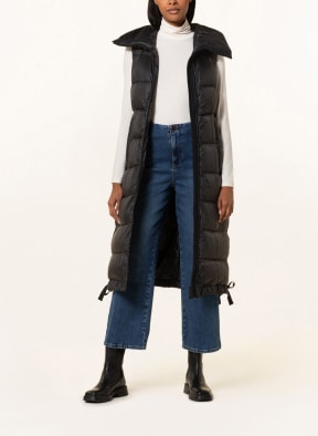 PEUTEREY Down vest, Color: BLACK (Image 1)