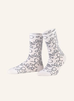 FALKE Socken PAINT YOUR OWN SOCKS mit Textilstiften , Farbe: WEISS/ SCHWARZ (Bild 1)