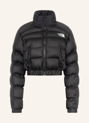 THE NORTH FACE Cropped-Steppjacke RUSTA PUFFER, Farbe: SCHWARZ/ WEISS (Bild 1)