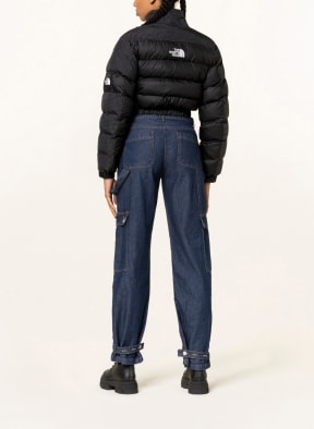 THE NORTH FACE Cropped-Steppjacke RUSTA PUFFER, Farbe: SCHWARZ/ WEISS (Bild 1)