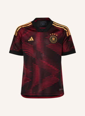 adidas Koszulka wyjazdowa KINDER z siateczką, Kolor: CZARNY/ CIEMNOCZERWONY/ ZŁOTY (Obrazek 1)