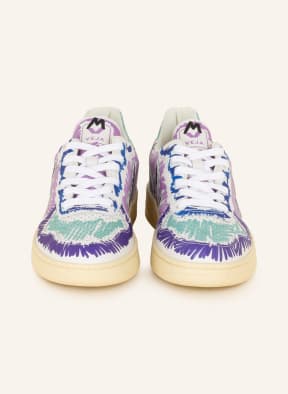 VEJA Sneaker V-10, Farbe: WEISS/ LILA/ HELLLILA (Bild 1)