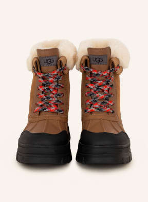 UGG Lace-up boots ASHTON ADDIE, Color: BROWN (Image 1)