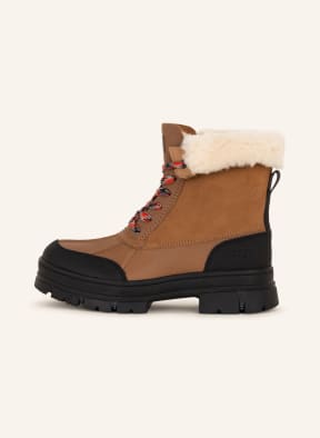 UGG Lace-up boots ASHTON ADDIE, Color: BROWN (Image 1)