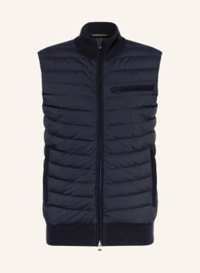 KJUS Hybrid quilted vest RHYS, Color: DARK BLUE (Image 1)