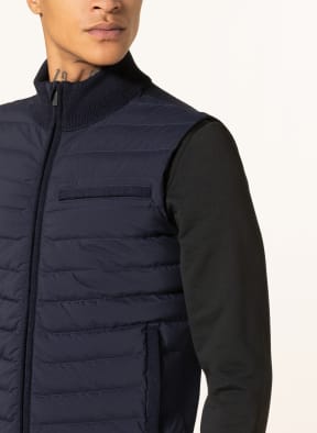 KJUS Hybrid quilted vest RHYS, Color: DARK BLUE (Image 1)
