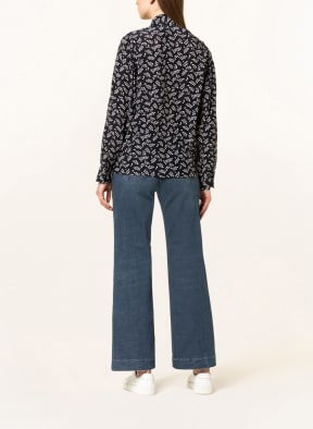 seidensticker Shirt blouse, Color: BLACK/ WHITE (Image 1)