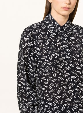 seidensticker Shirt blouse, Color: BLACK/ WHITE (Image 1)