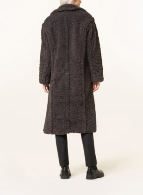 UGG Teddyfell-Mantel GERTRUDE, Farbe: DUNKELGRAU (Bild 1)