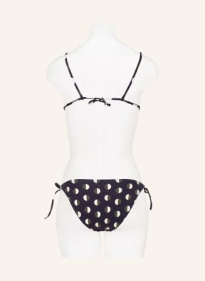 ERES Triangle bikini top LUNE NOCTURNE , Color: DARK BLUE/ KHAKI/ ECRU (Image 1)