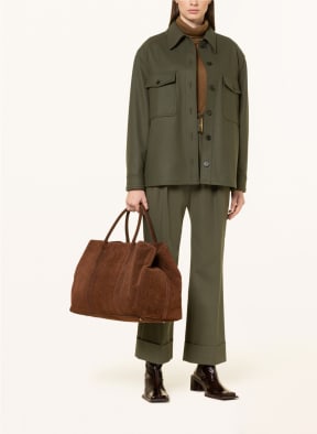 BOGNER Shopper VELLUTO THERESA with removable pouch, Color: BROWN (Image 1)