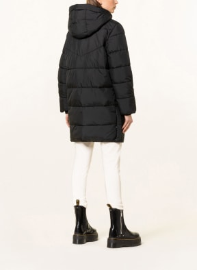 Marc O'Polo DENIM Oversized quilted coat, Color: BLACK (Image 1)