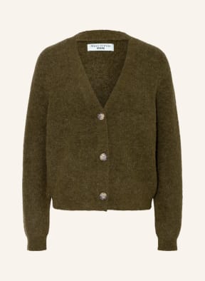 Marc O'Polo DENIM Cardigan with alpaca, Color: OLIVE (Image 1)