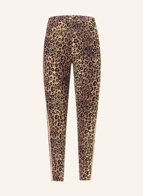 adidas Originals 7/8 leggings with tuxedo stripe, Color: BLACK/ BEIGE (Image 1)