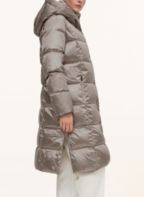 comma Down coat, Color: BEIGE (Image 1)