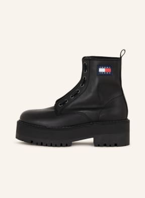 TOMMY JEANS Lace-up boots, Color: BLACK (Image 1)