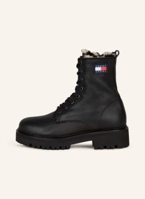 TOMMY JEANS Lace-up boots, Color: BLACK (Image 1)