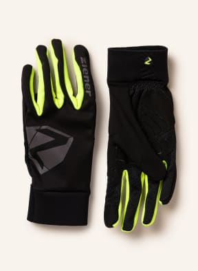 ziener Fahrradhandschuhe DOJAN mit Touchscreen-Funktion, Farbe: SCHWARZ/ NEONGELB (Bild 1)