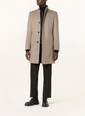 HUGO Wool coat MINTRAX, Color: BEIGE (Image 1)