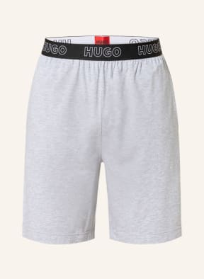 HUGO Schlafshorts UNITE , Farbe: HELLGRAU/ SCHWARZ (Bild 1)