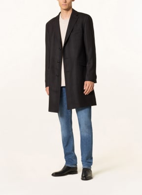EDUARD DRESSLER Wool coat, Color: BROWN (Image 1)