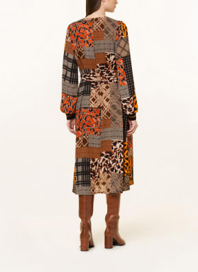 summum woman Kleid , Farbe: DUNKELBRAUN/ ORANGE (Bild 1)