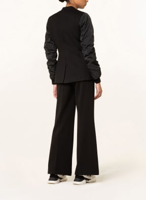 summum woman Blazer im Materialmix, Farbe: SCHWARZ (Bild 1)
