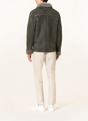 Officine Générale Lambskin jacket JOSH, Color: GRAY (Image 1)