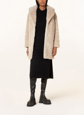 HERNO Kunstfell-Mantel , Farbe: BEIGE (Bild 1)