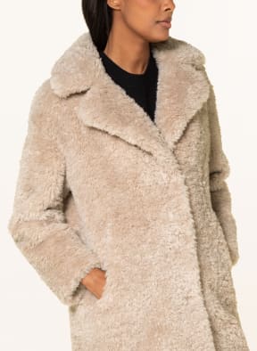 HERNO Kunstfell-Mantel , Farbe: BEIGE (Bild 1)