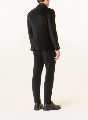 PAUL Suit jacket slim fit in corduroy, Color: BLACK (Image 1)