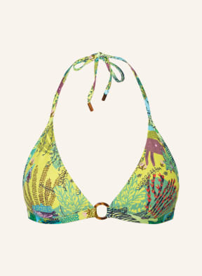VILEBREQUIN Triangel-Bikini-Hose FLECHETT, Farbe: GELB/ GRÜN/ BRAUN (Bild 1)